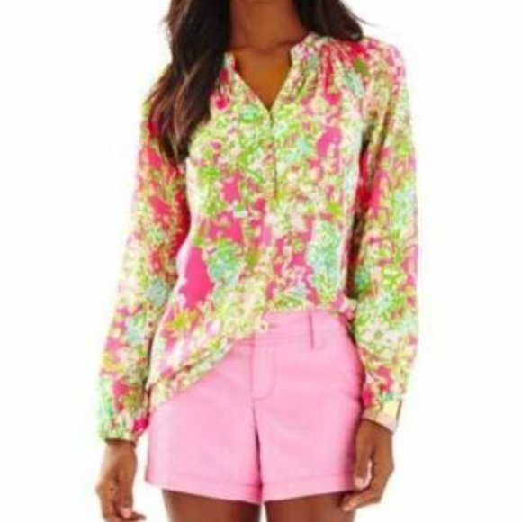 Lilly Pulitzer Elsa Silk Top - Picture 5 of 6